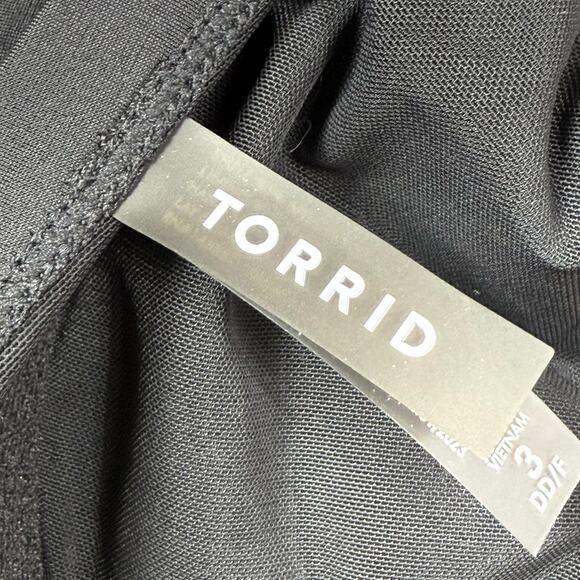 Torrid Black Swim One Piece - Picture 4 of 5